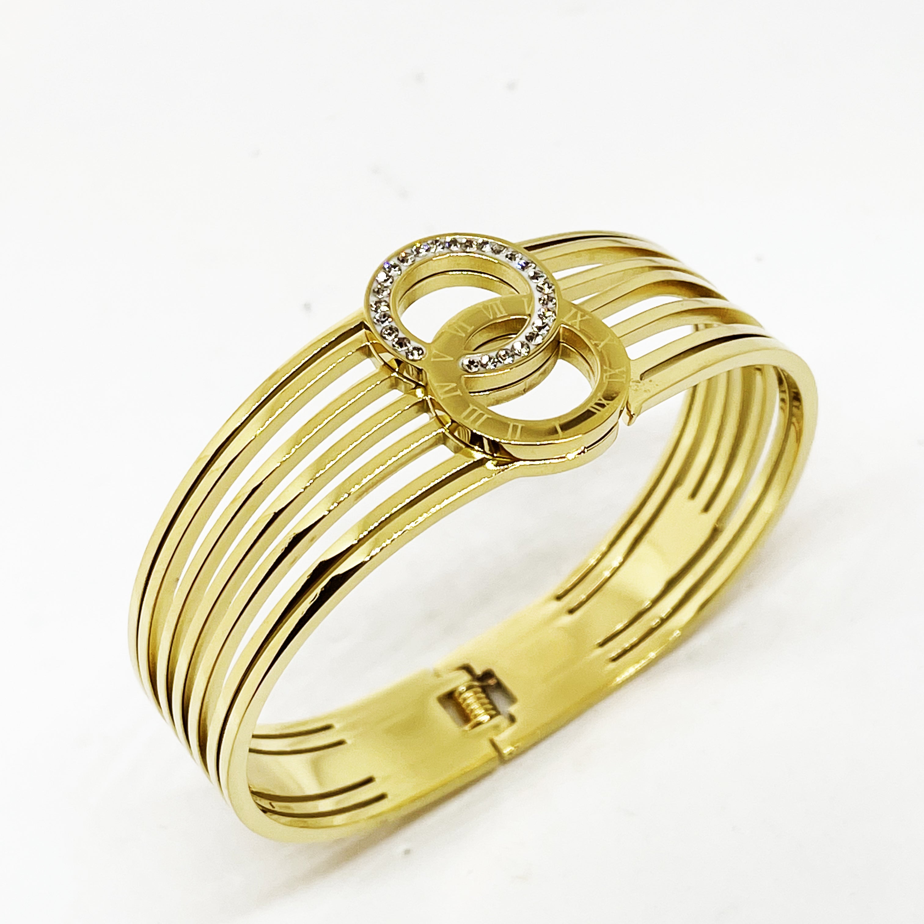 Bracelet Romain Rigide Multi Lignes