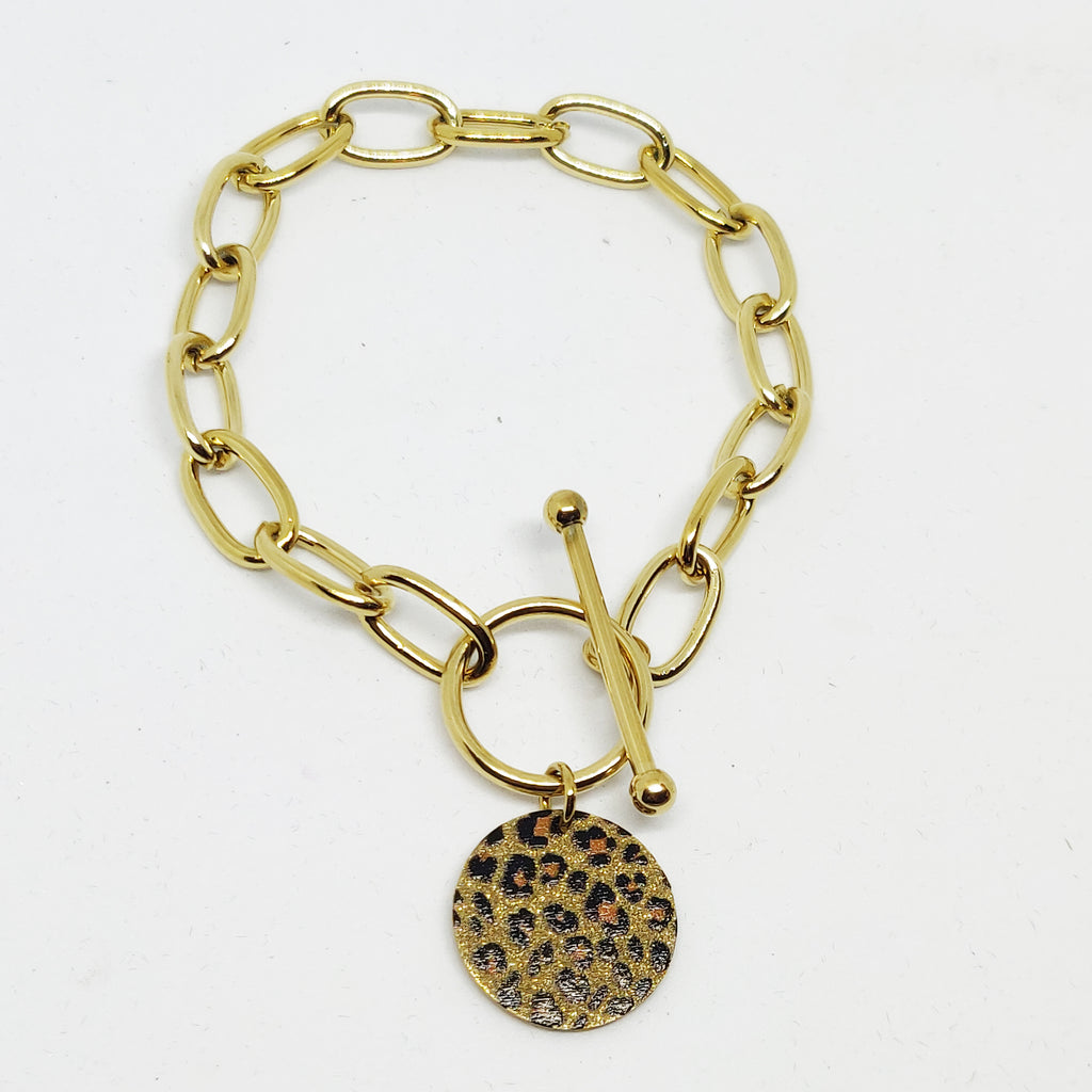 Bracelet Cercle Léopard