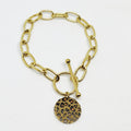 Bracelet Cercle Léopard