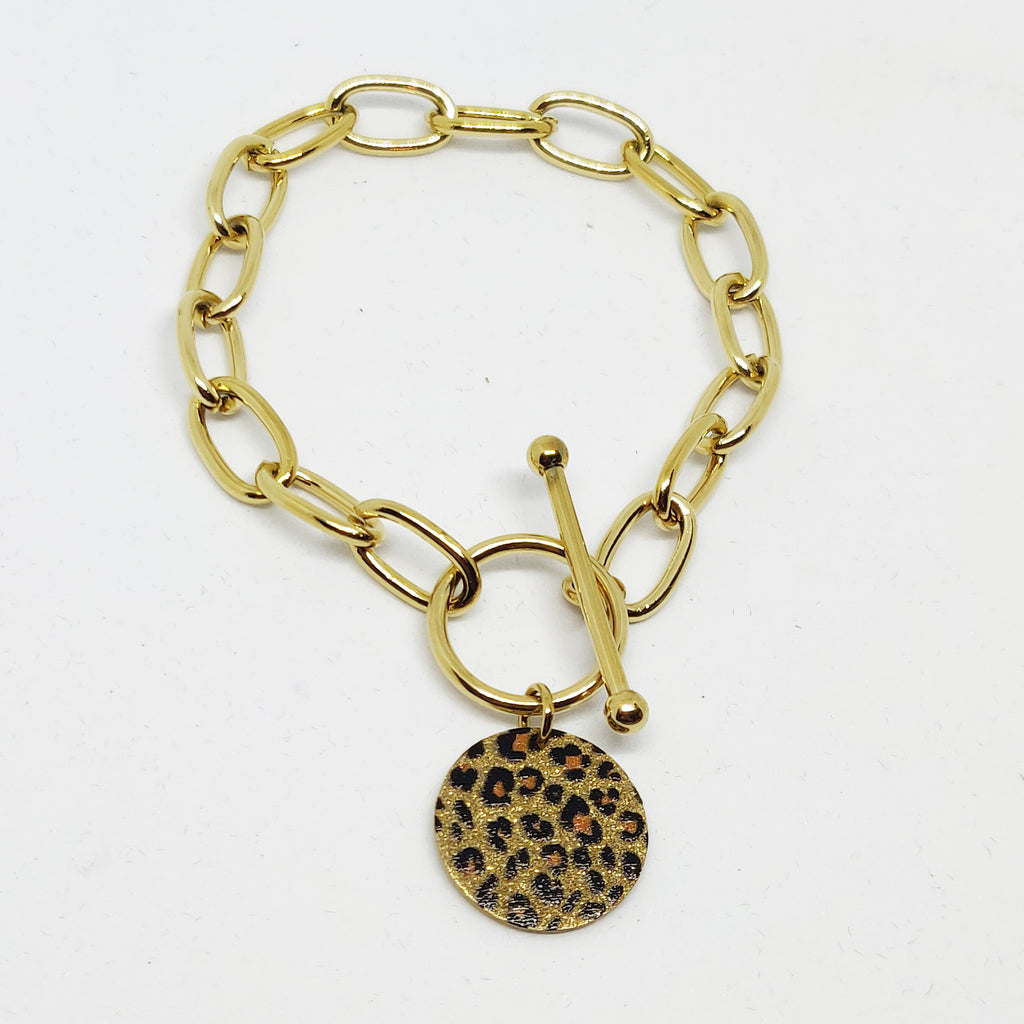 Bracelet Cercle Léopard