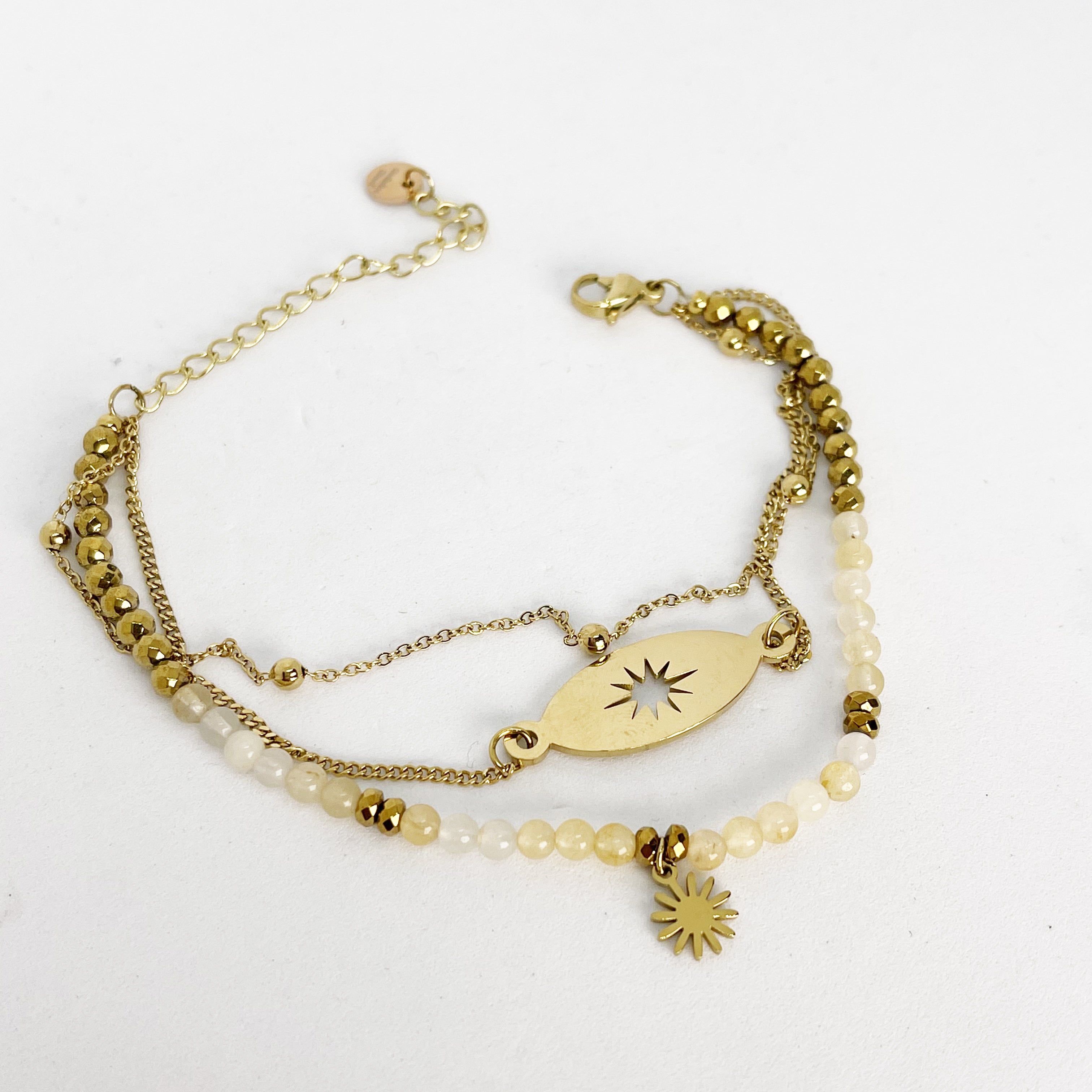Bracelet Royal Perles Nude