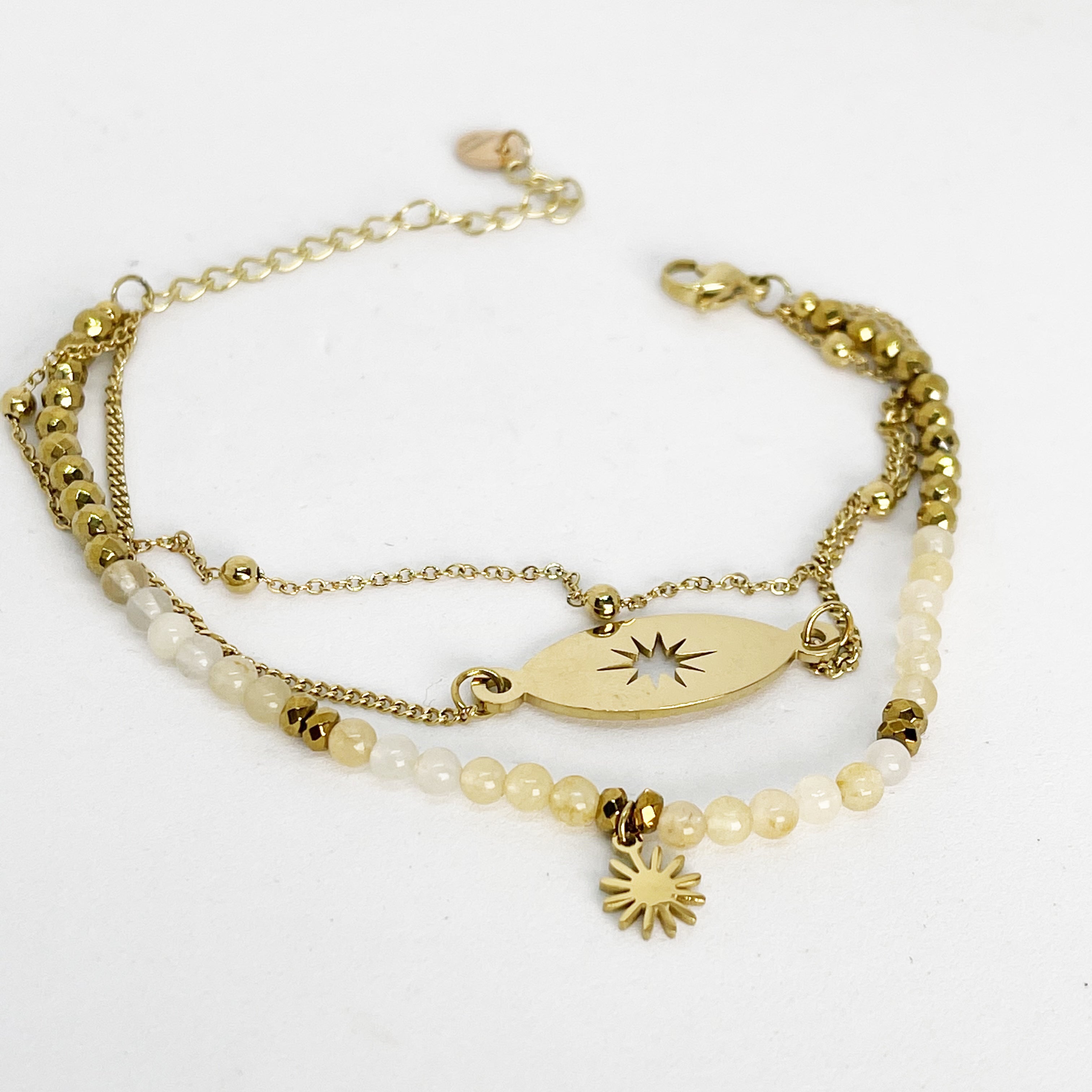 Bracelet Royal Perles Nude