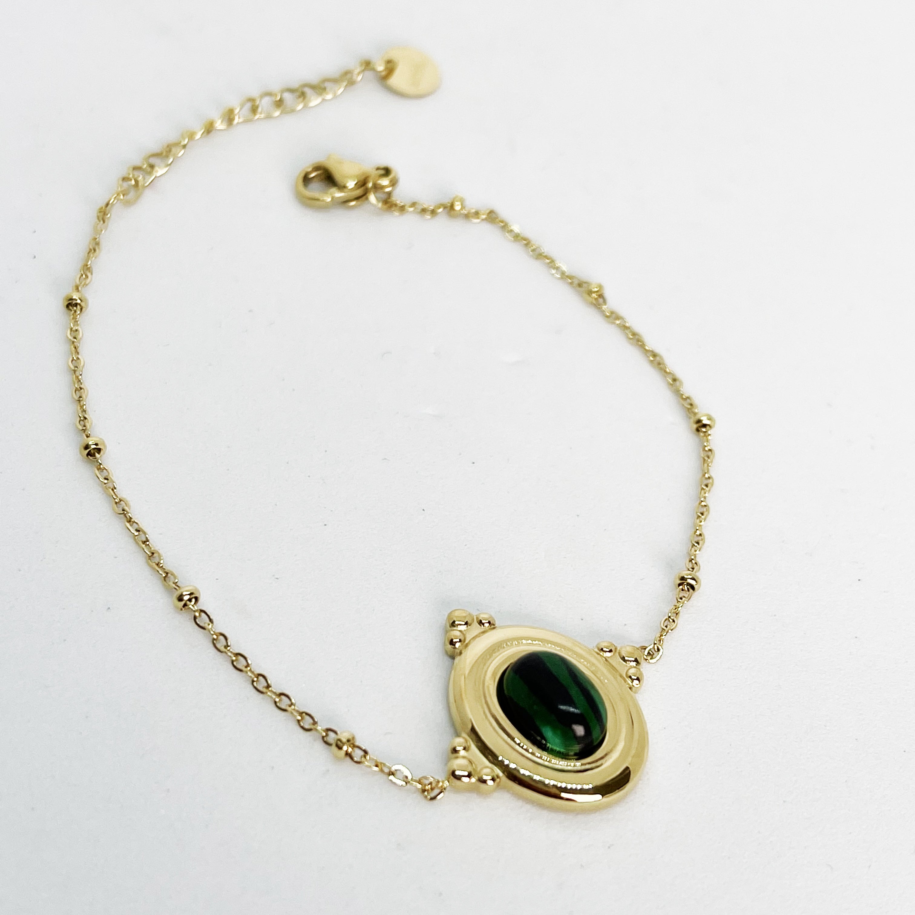 Bracelet Royal Pierre Verte