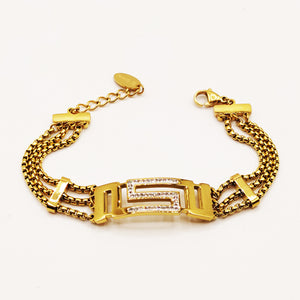 Bracelet S Cristaux Luxe