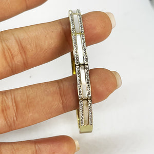 Bracelet Style Marbre Cristaux