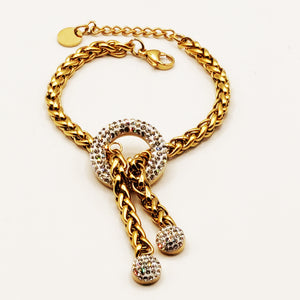 Bracelet Torsade Cercle Fashion Luxe