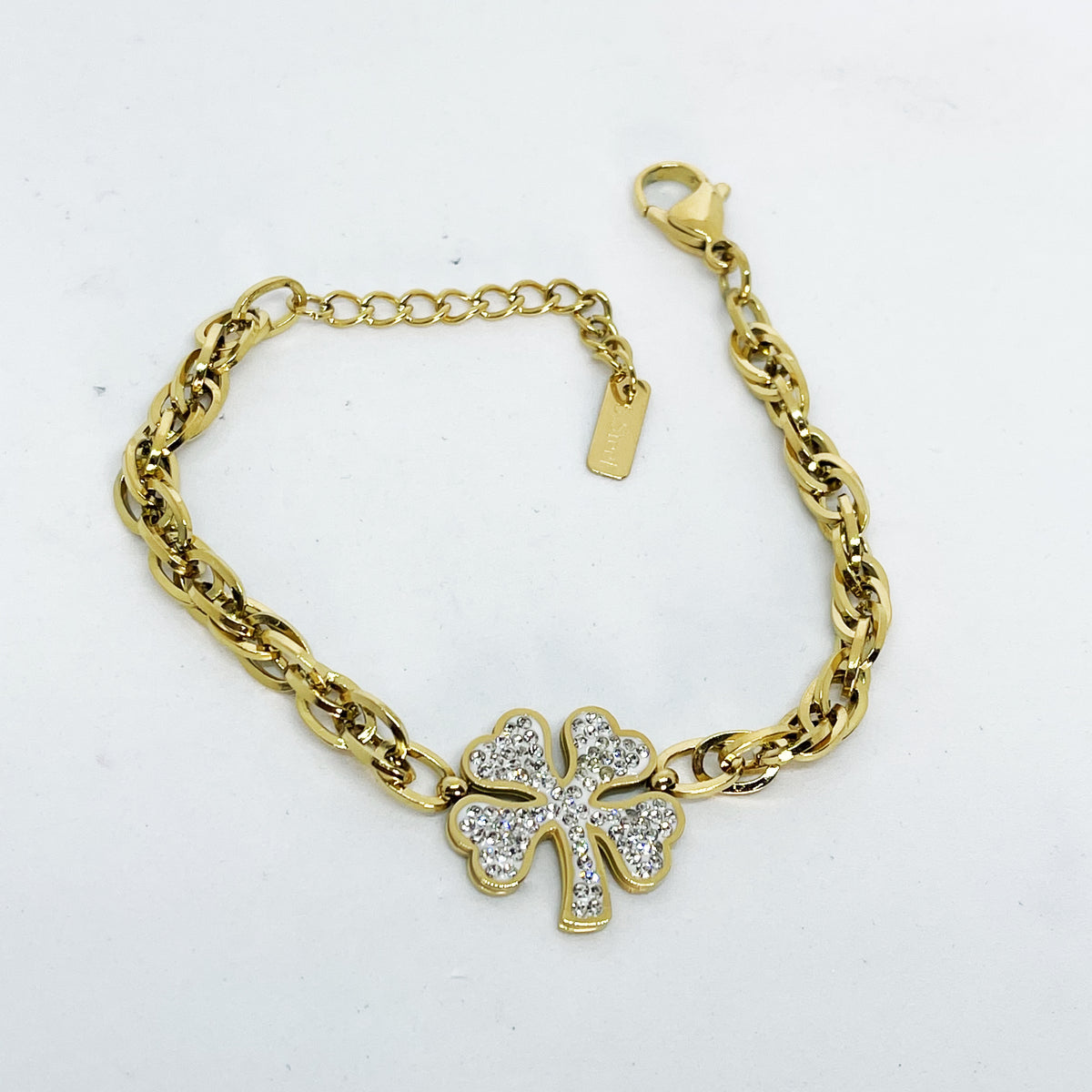 Bracelet Torsade Trèfle