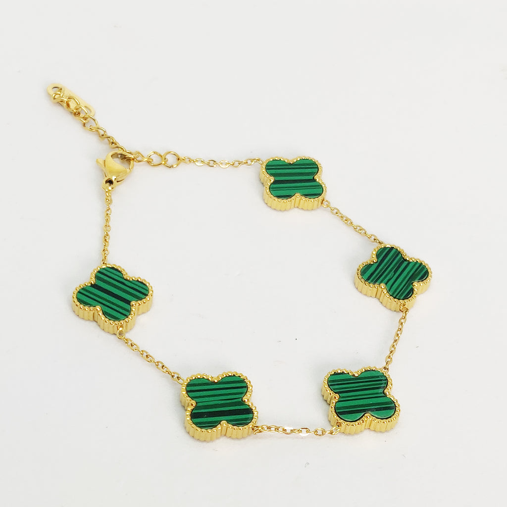Bracelet Trèfle Vert