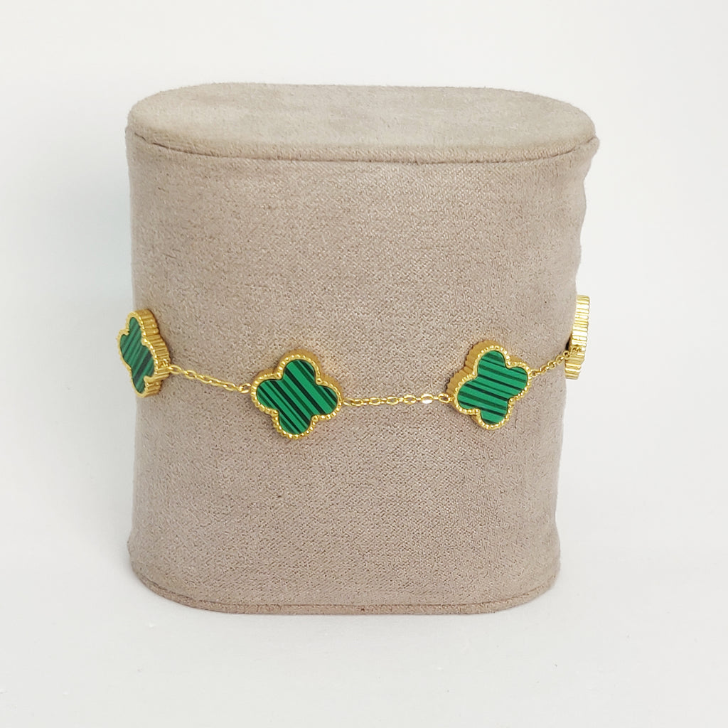 Bracelet Trèfle Vert