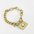 Bracelet Tresse Cadenas Plat