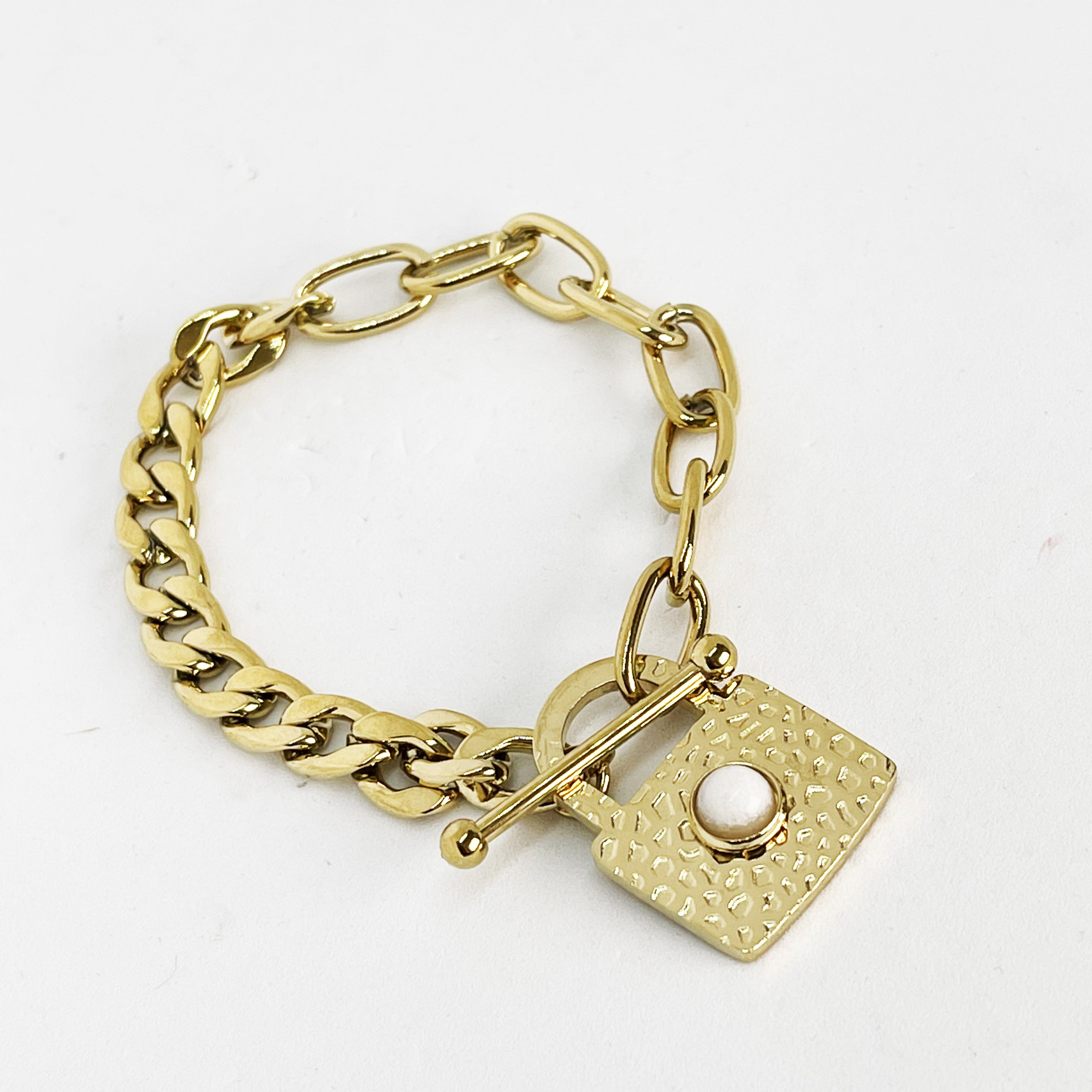 Bracelet Tresse Cadenas Plat