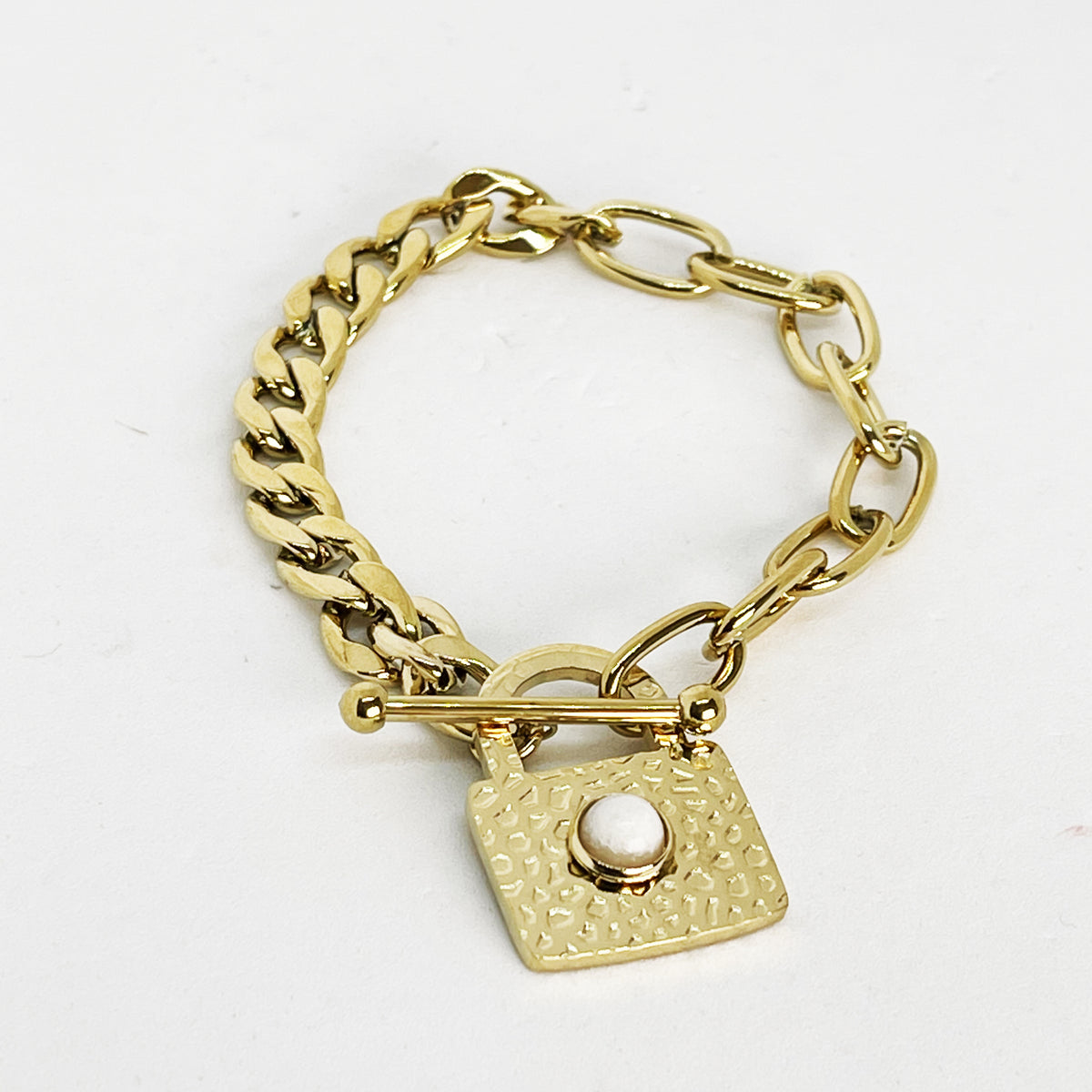 Bracelet Tresse Cadenas Plat