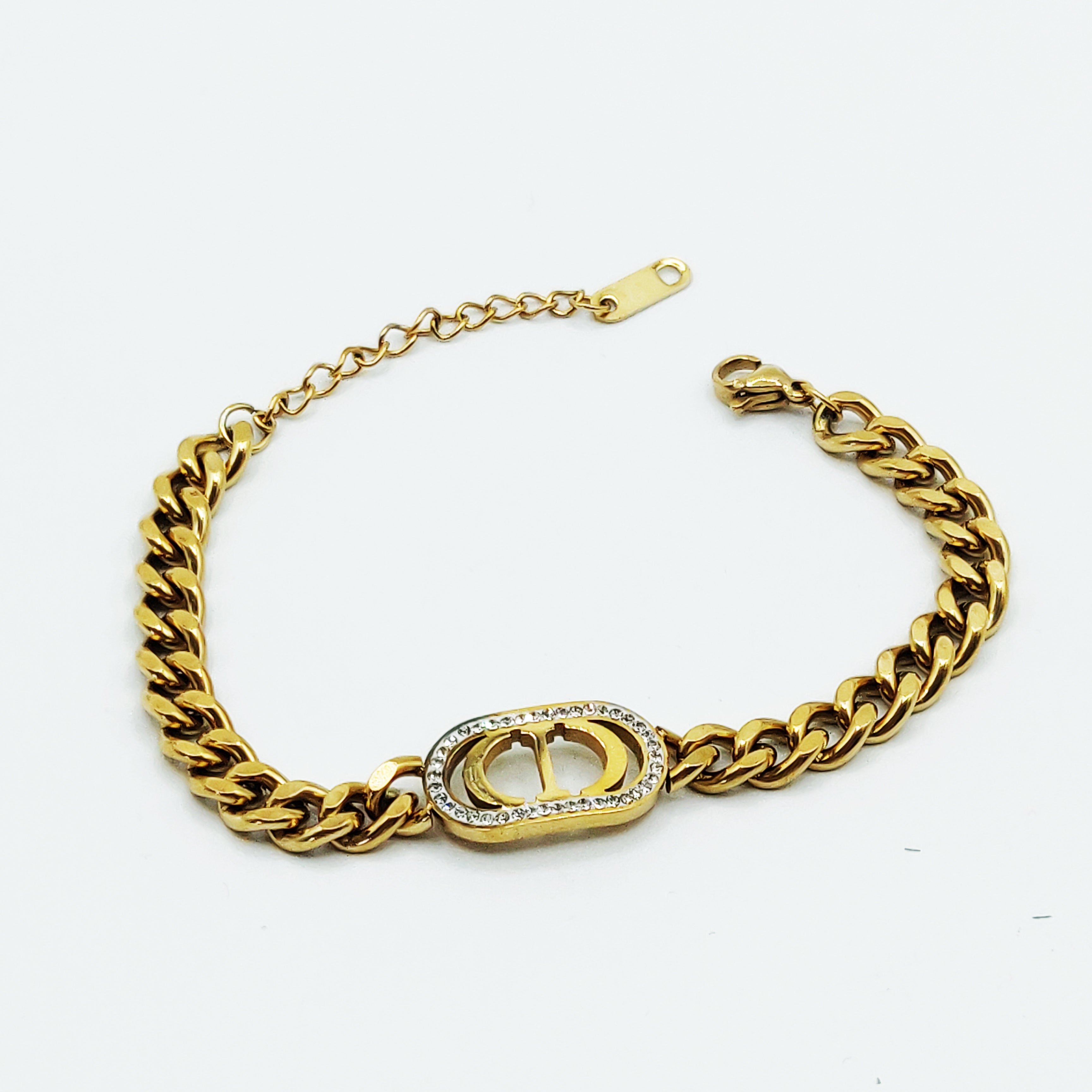 Bracelet Tresse ᗡD Luxe Cristaux