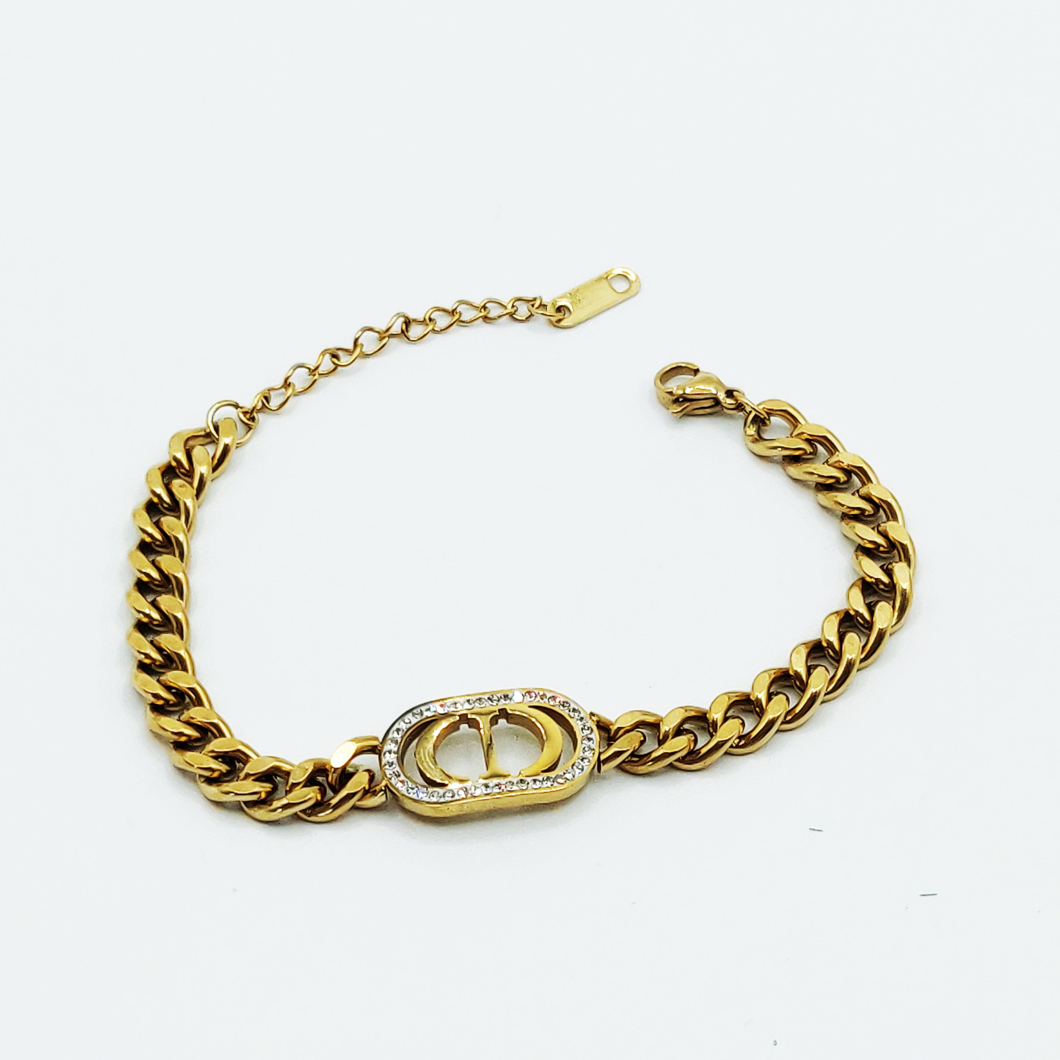 Bracelet Tresse ᗡD Luxe Cristaux