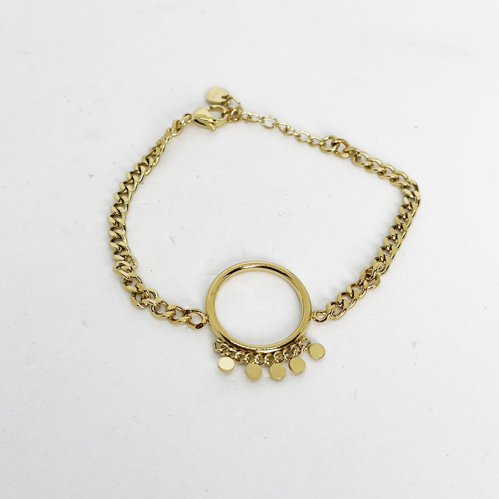 Bracelet Tresse Grand et Petits Cercles