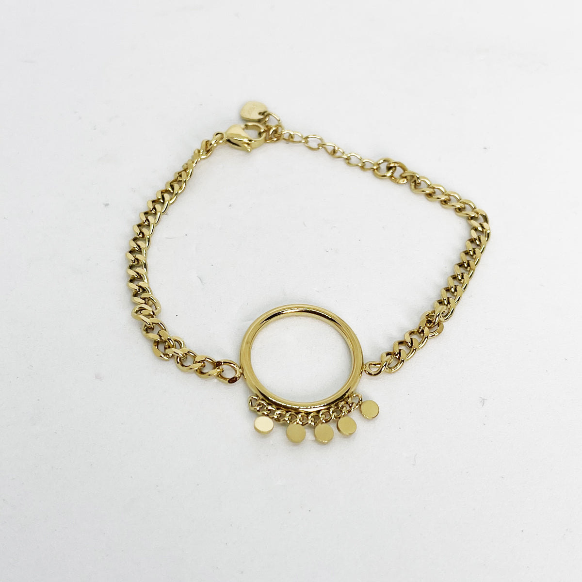 Bracelet Tresse Grand et Petits Cercles