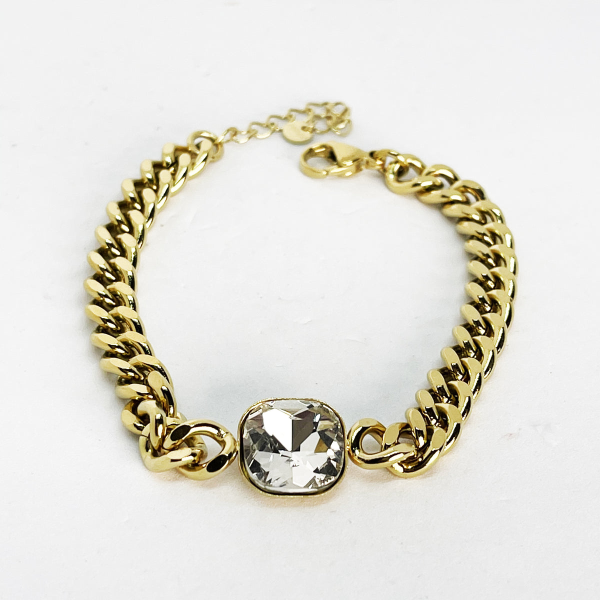 Bracelet Tresse Gros Cristal