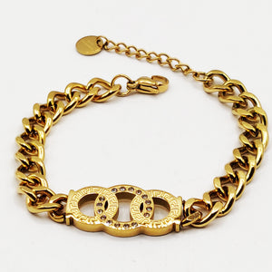Bracelet Tresse Multi Cercles V Luxe