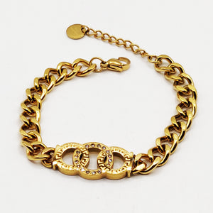 Bracelet Tresse Multi Cercles V Luxe