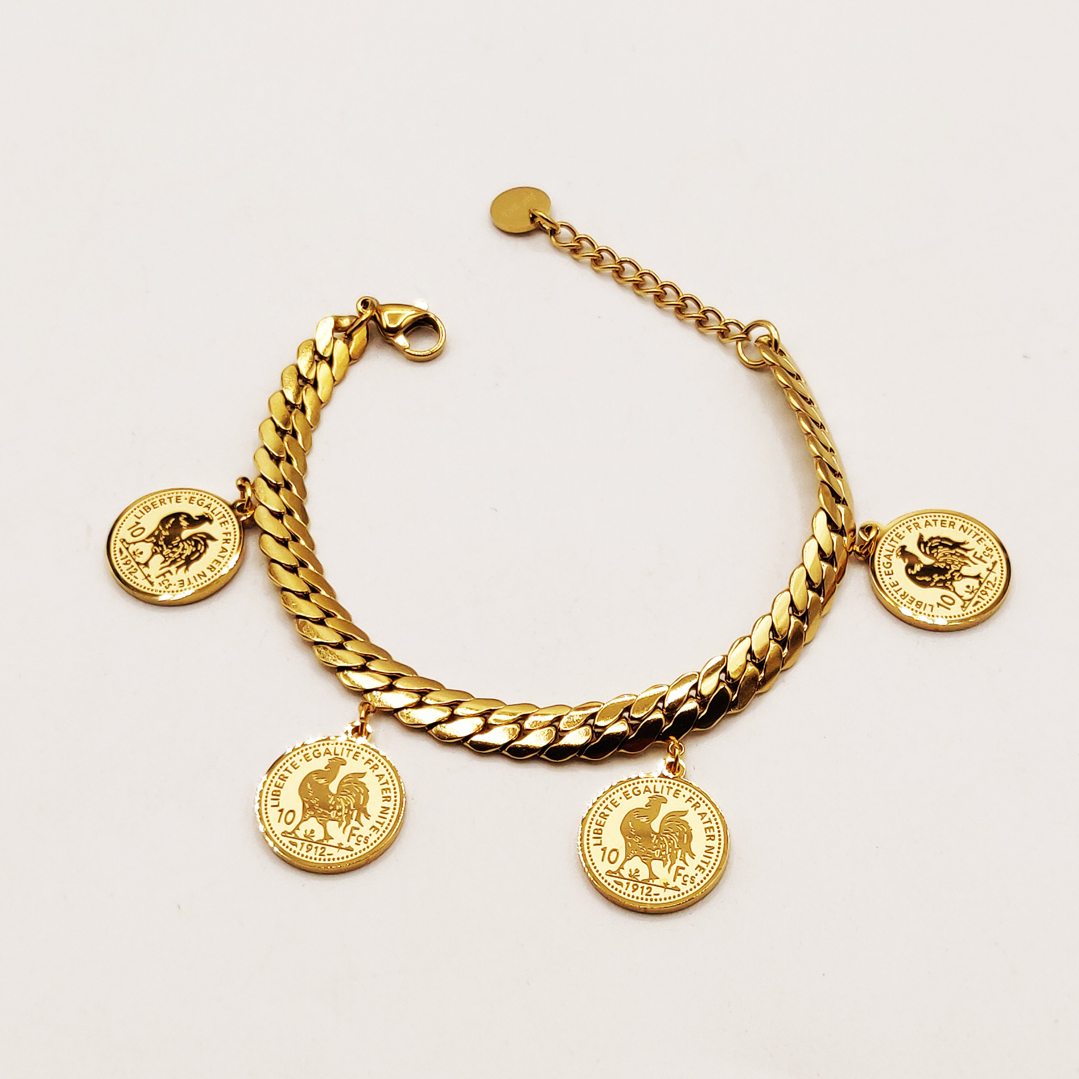Bracelet Tresse Multi Louise Coq Luxe