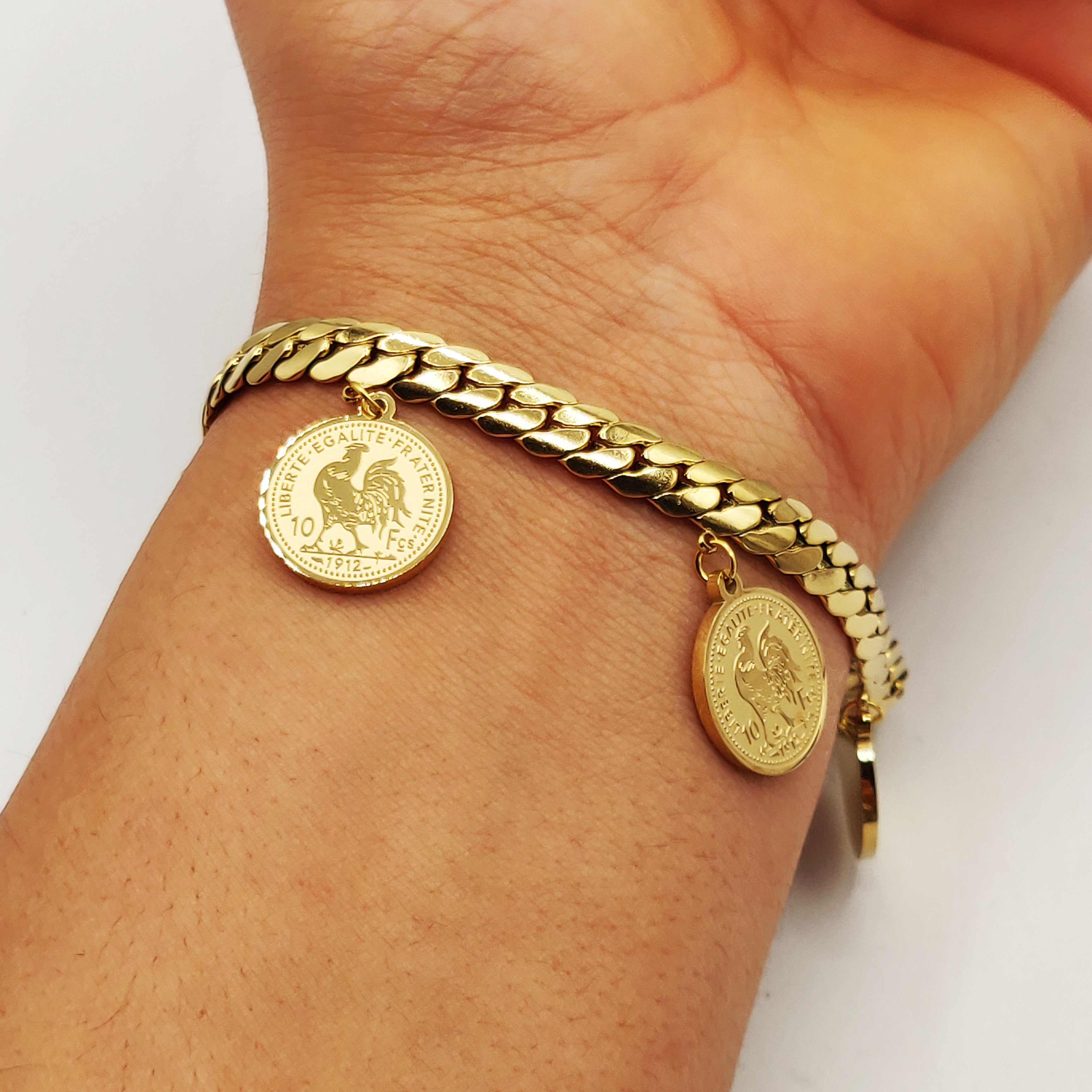 Bracelet Tresse Multi Louise Coq Luxe