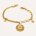 Bracelet Tresse Soleil En Étoiles Luxe