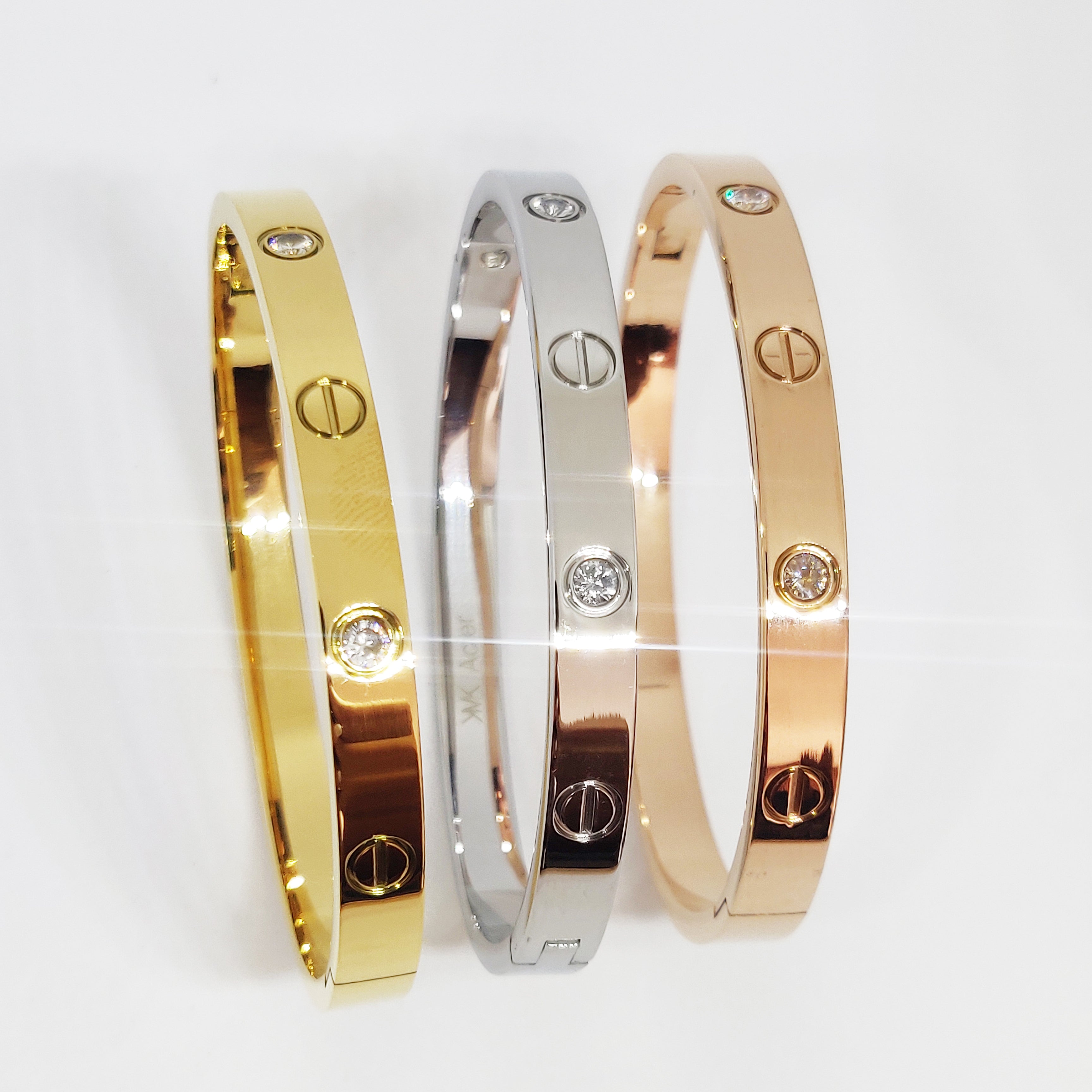 Trio de Bracelets Prestige 2 Épais
