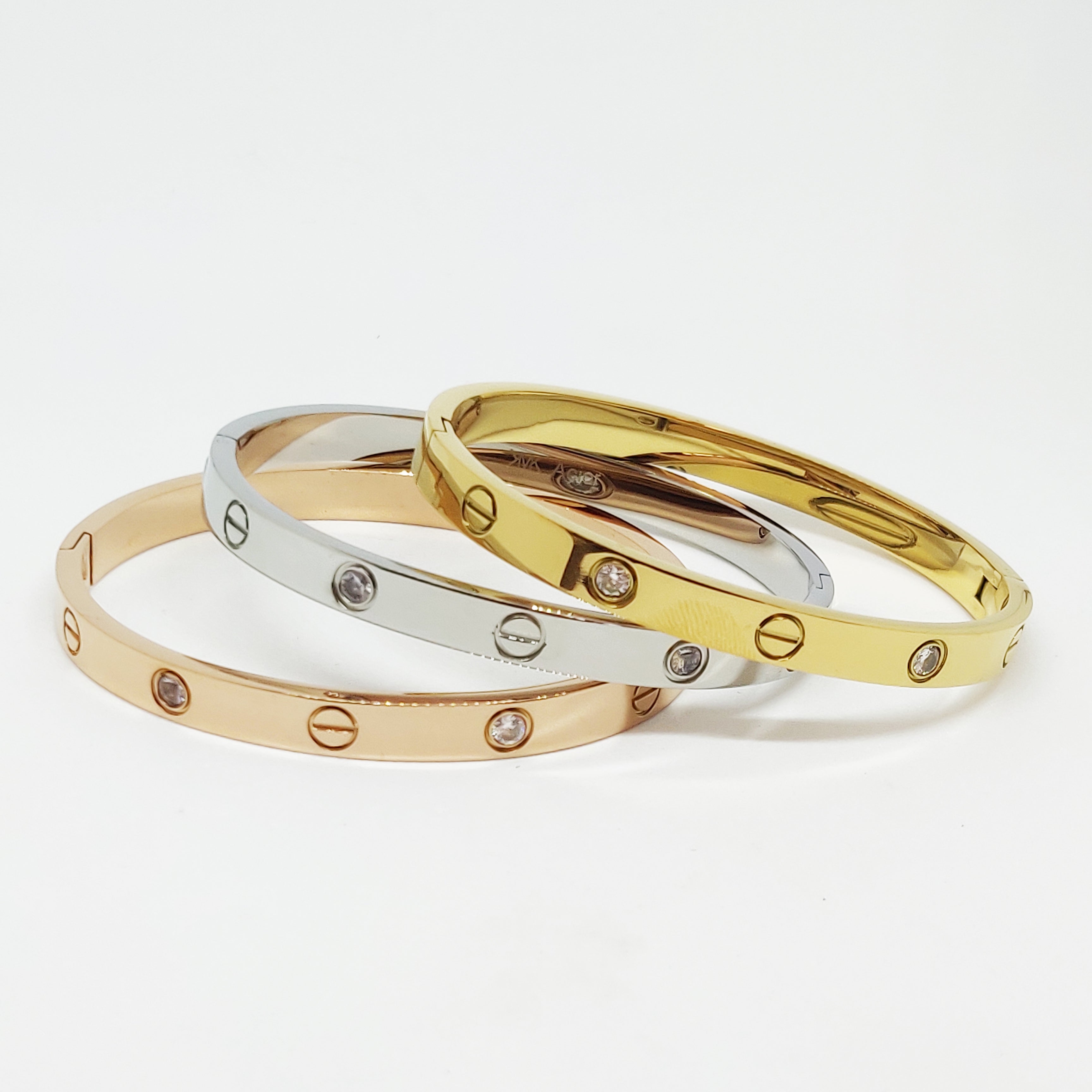 Trio de Bracelets Prestige 2 Épais