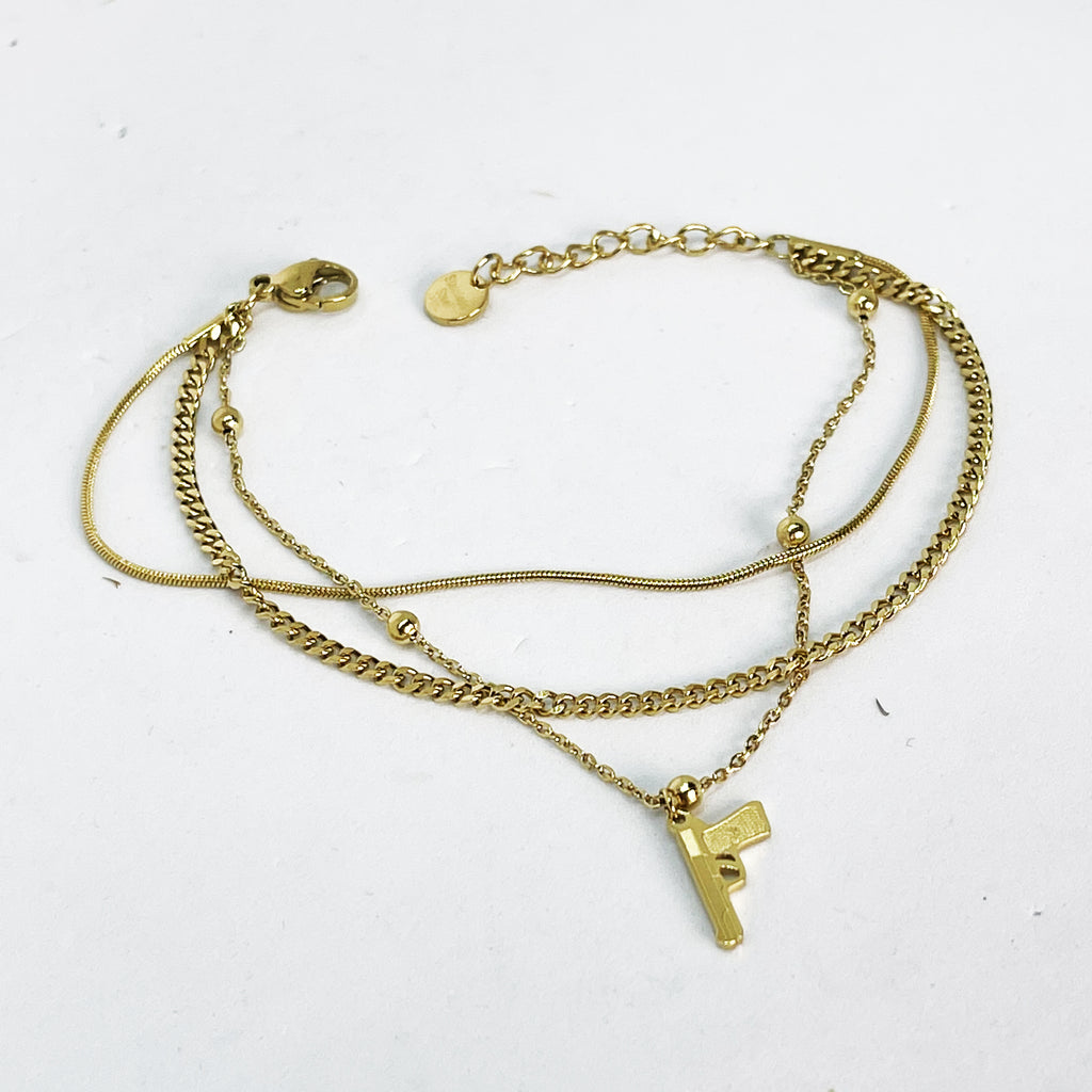 Bracelet Triple Pistolet Luxe