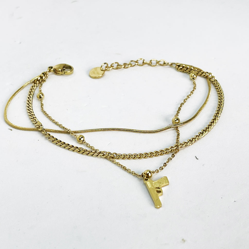 Bracelet Triple Pistolet Luxe