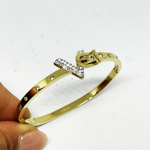 Bracelet V Boucle Cristaux