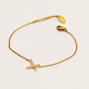 Bracelet X Luxe Cristaux