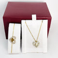 Coffret Collier et Bracelet Coeur Eden Luxe