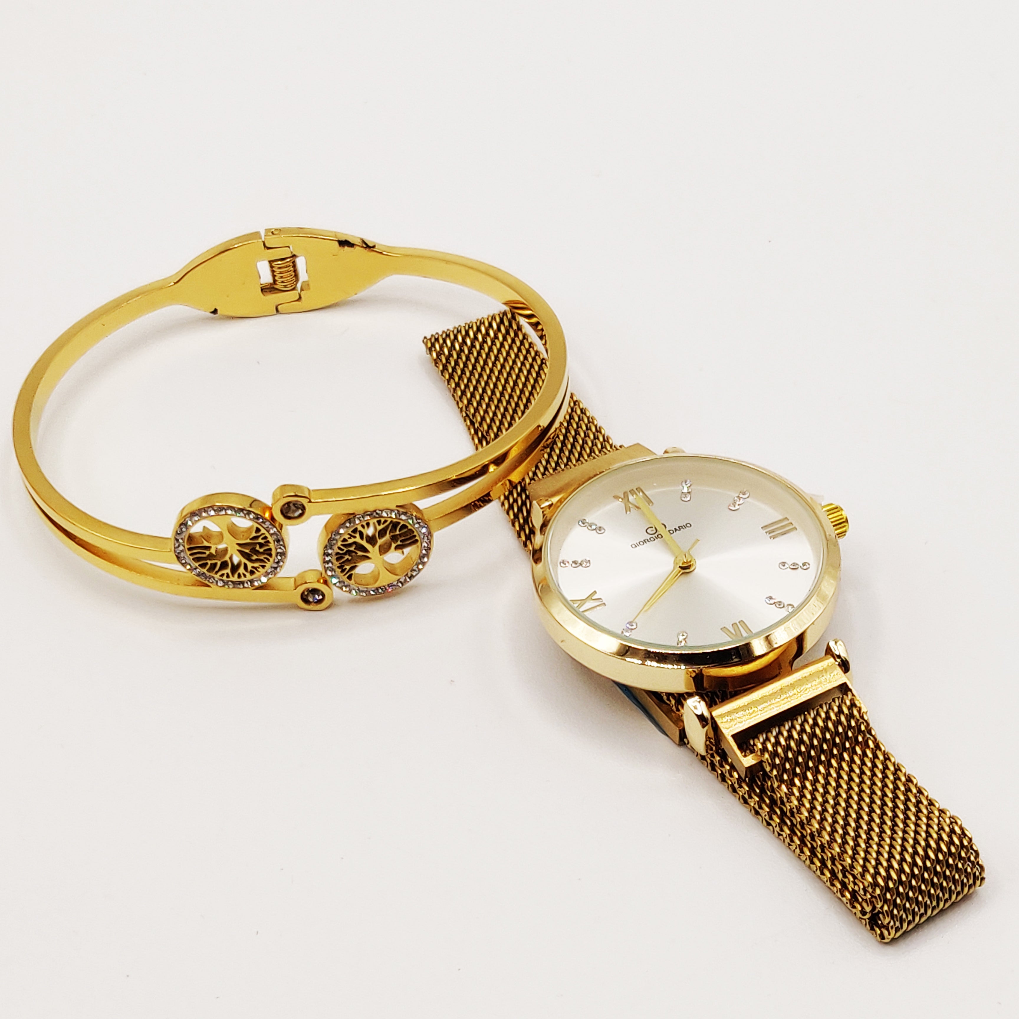 Coffret Montre Giorgio & Dario 5471 avec Bracelet Rigide Double Eden