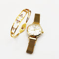 Coffret Montre Giorgio & Dario 5471 avec Bracelet Rigide Triangles Cristaux
