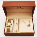 Coffret Montre Giorgio & Dario 5669 avec Collier et Bracelet Romain Cercle