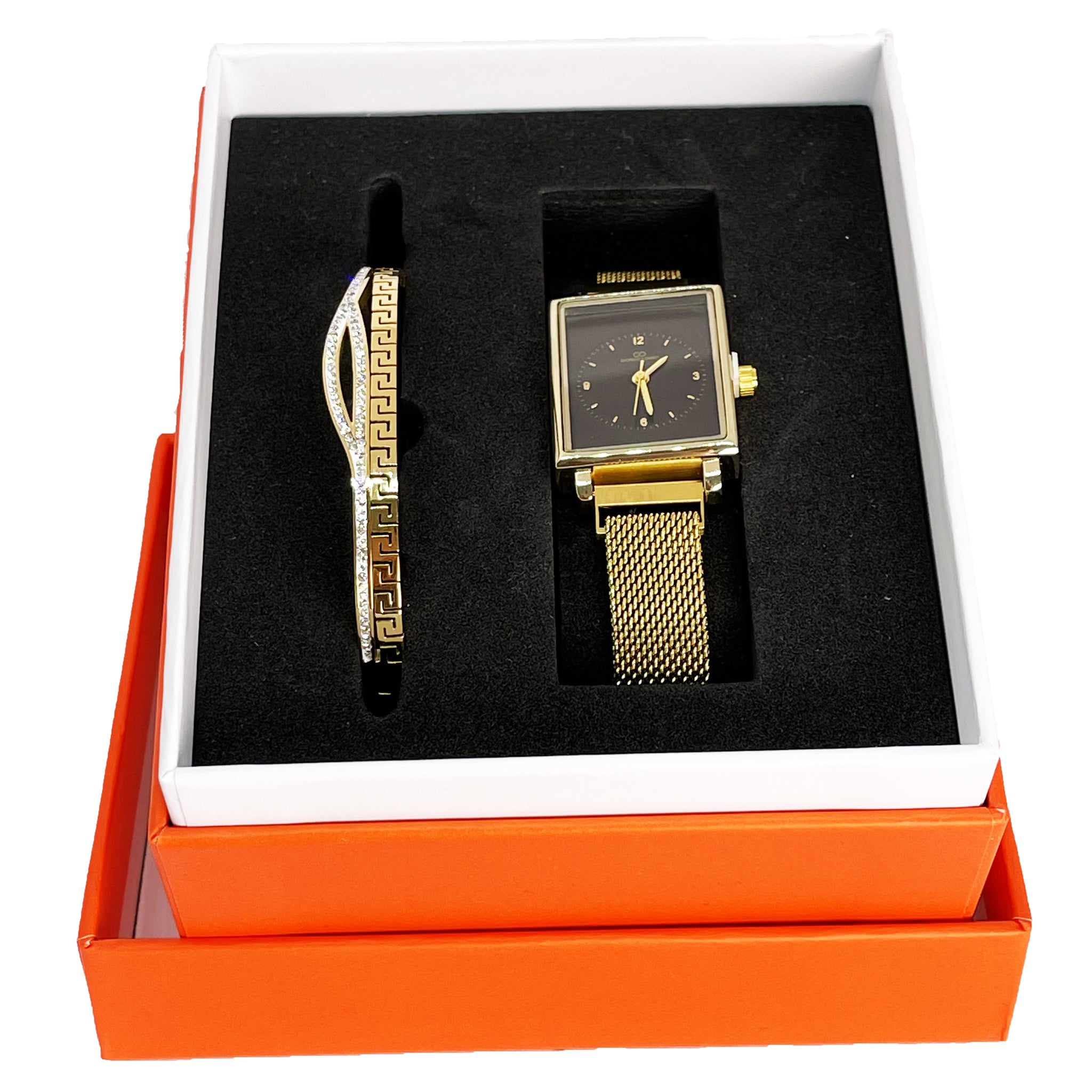 Coffret Montre Giorgio & Dario 6060 avec Bracelet Chic Cristaux
