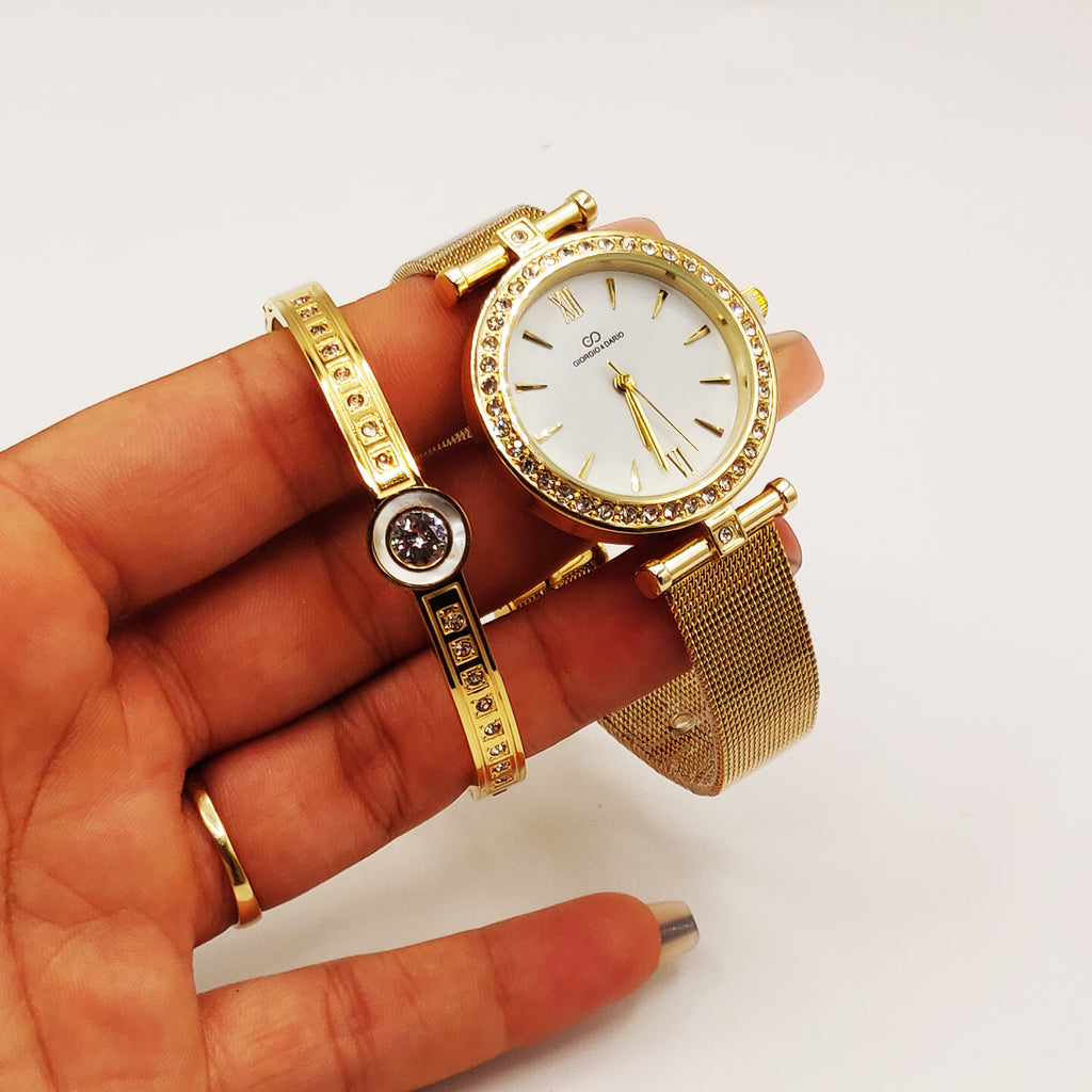 Coffret Giorgio & Dario 6306 avec  Bracelet Rigide Multi Cristaux