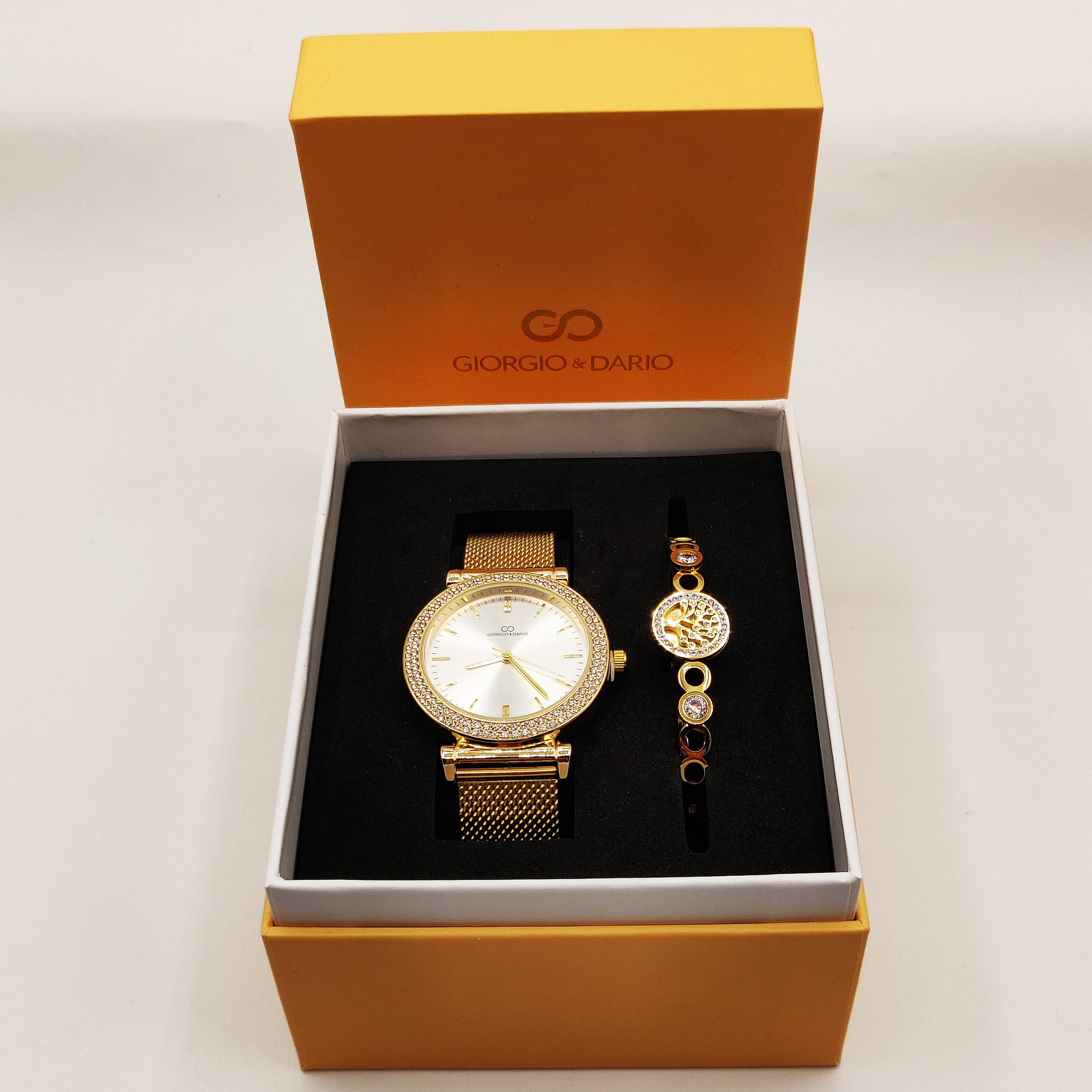 Coffret Giorgio & Dario 6314 avec Bracelet Rigide Eden Chaîne
