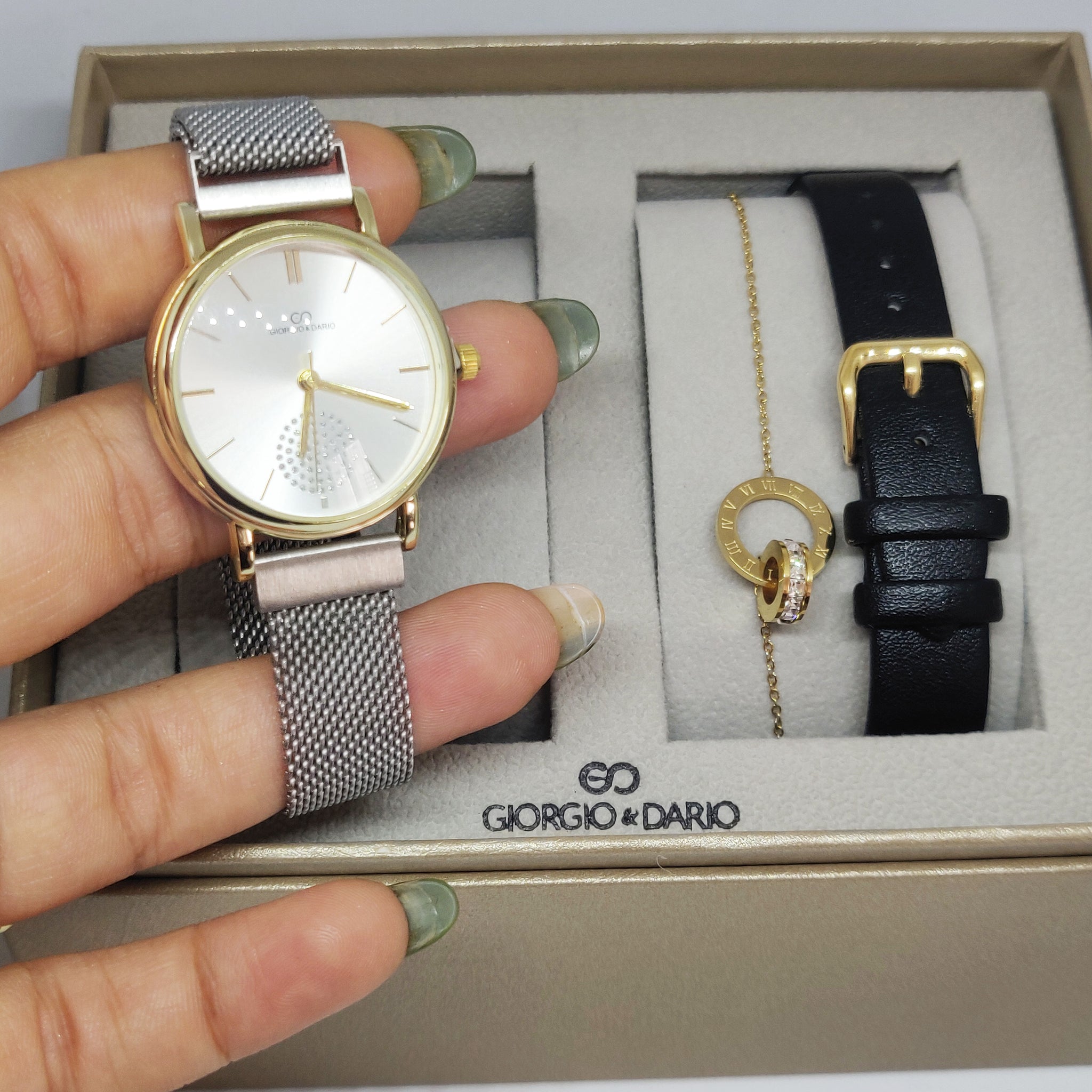 Coffret Montre Giorgio & Dario et Bracelet GDM191116