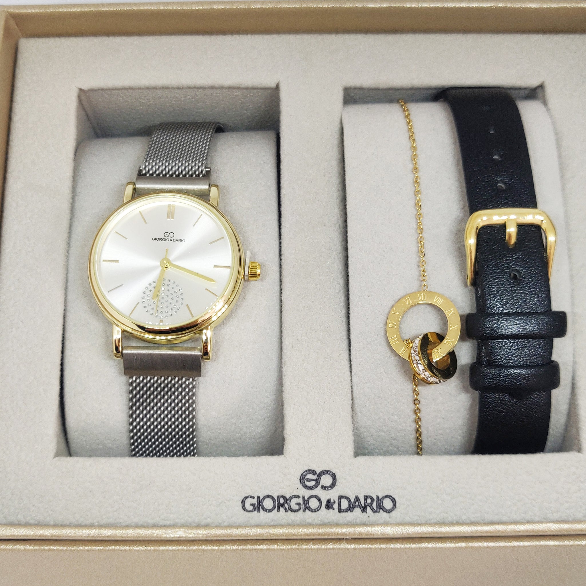 Coffret Montre Giorgio & Dario et Bracelet GDM191116