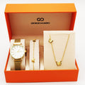 Coffret Montre Giorgio & Dario GDM200726 avec Collier et Bracelet Papillons