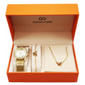 Coffret Montre Giorgio & Dario GDM200735 avec Collier et Bracelet Double V