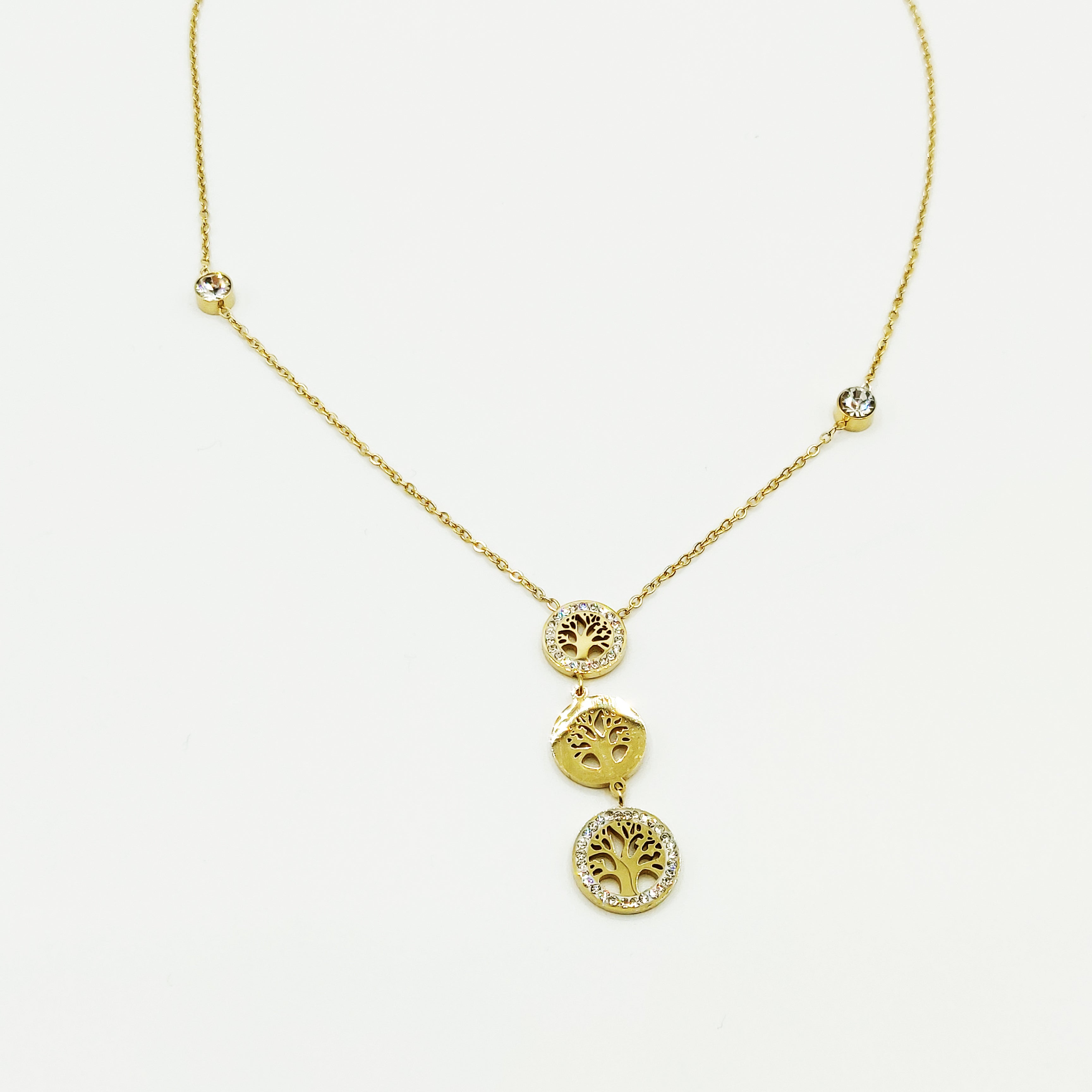 Collier 3 Pendentifs Eden