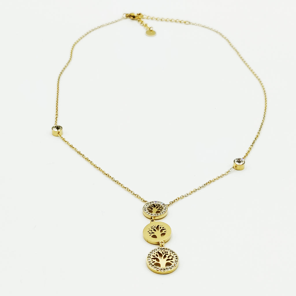 Collier 3 Pendentifs Eden