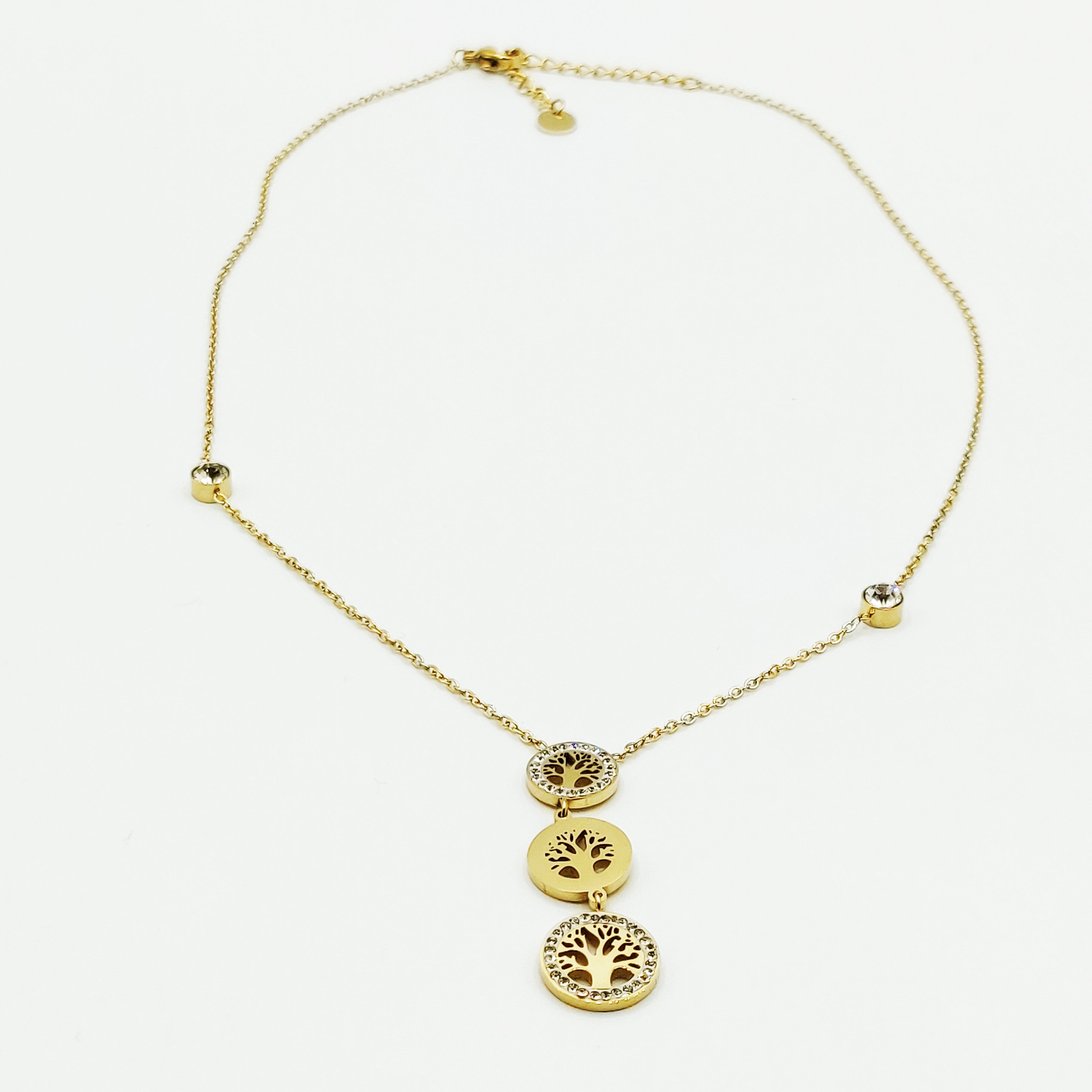 Collier 3 Pendentifs Eden