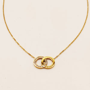 Collier Anneaux Croisés Luxe