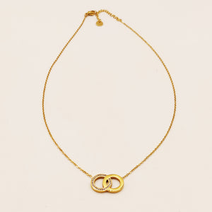 Collier Anneaux Croisés Luxe