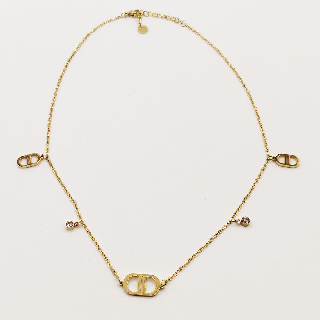 Collier CD Cristaux Luxe