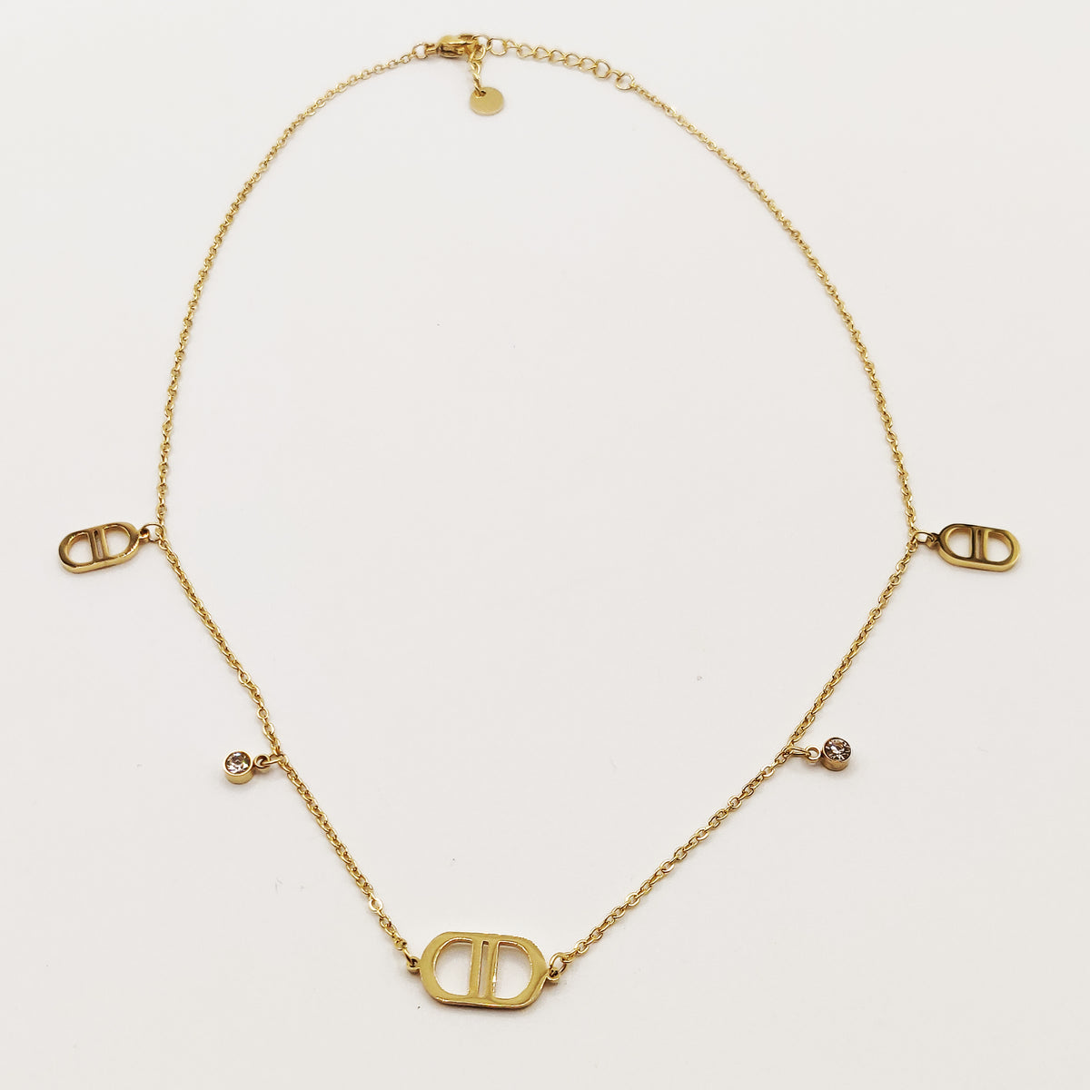 Collier CD Cristaux Luxe